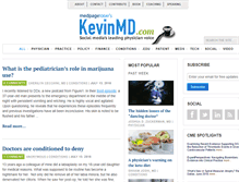 Tablet Screenshot of kevinmd.com